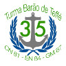 Logo do evento de comemoração dos 35 anos da Turma Barão de Teffé, em 27/02/2016 - Colégio Naval, RJ